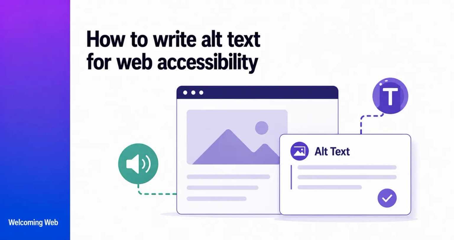How to write alt text for accessibility and WCAG compliance